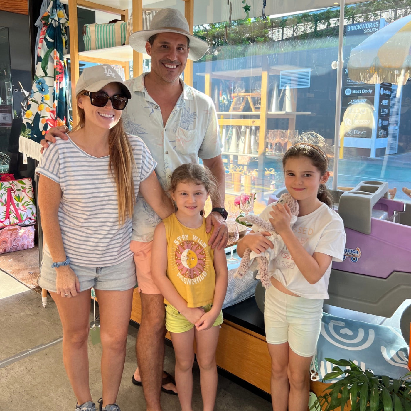 Regan Merka with her family
